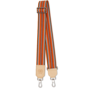 Orange Webbing Crossbody Strap