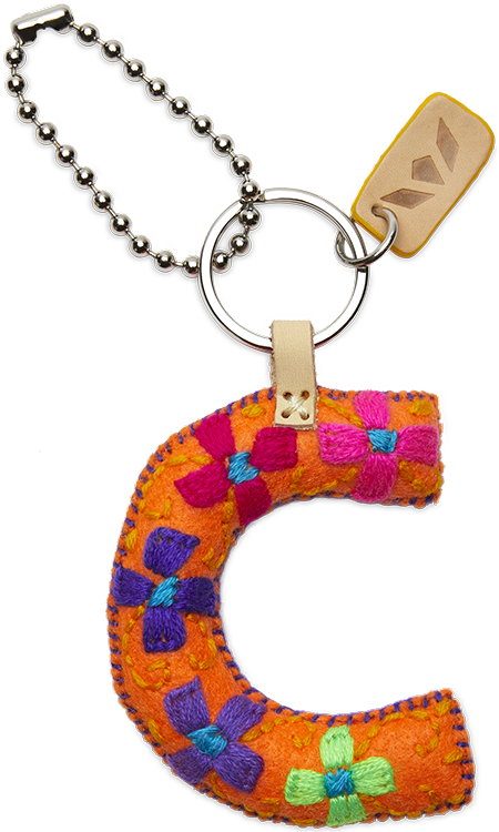 Orange Felt Alphabet Charms - Image 5