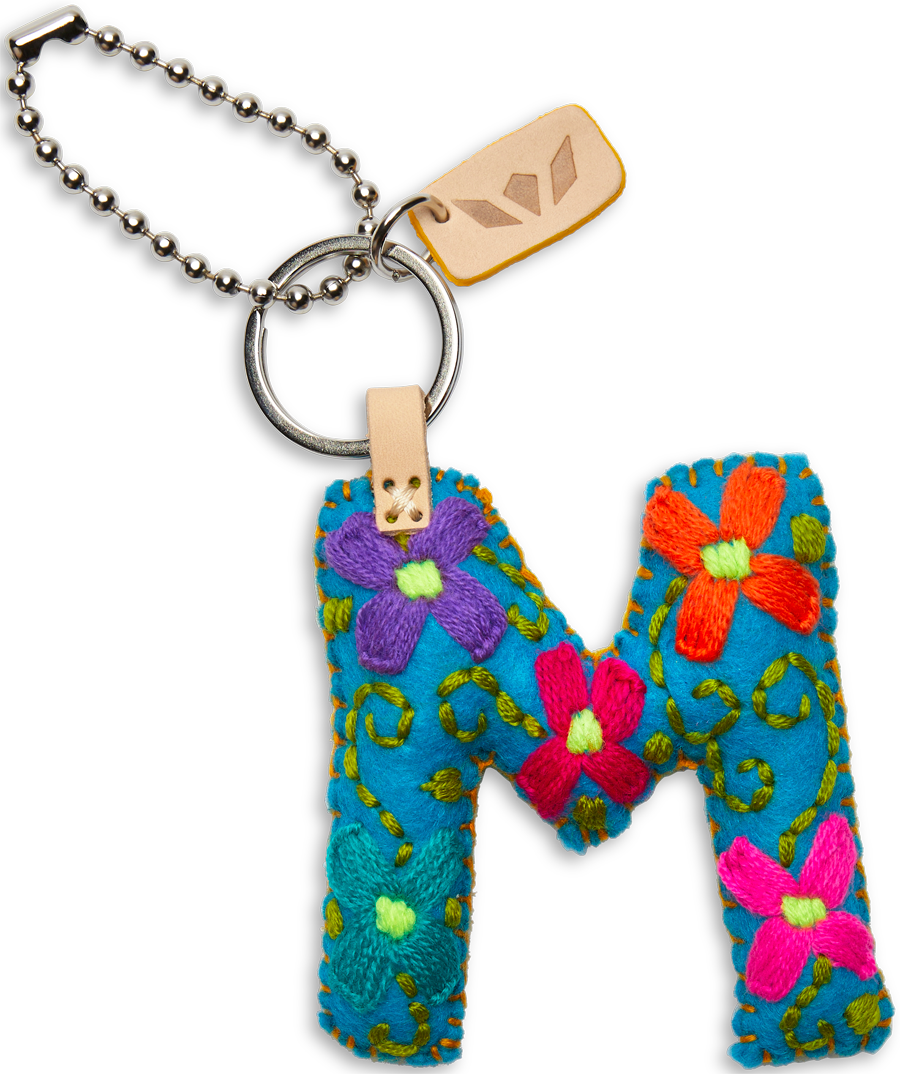 Turquoise Felt Alphabet Charms - Image 15