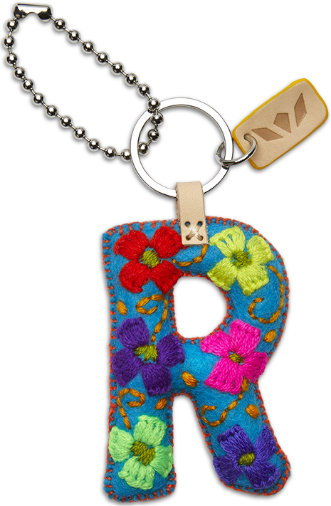 Turquoise Felt Alphabet Charms - Image 20