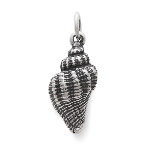 Fluted Conch Shell Charm