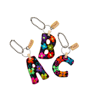 Black Felt Alphabet Charms