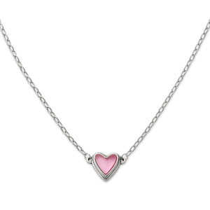 Sweetheart Pink Doublet Necklace