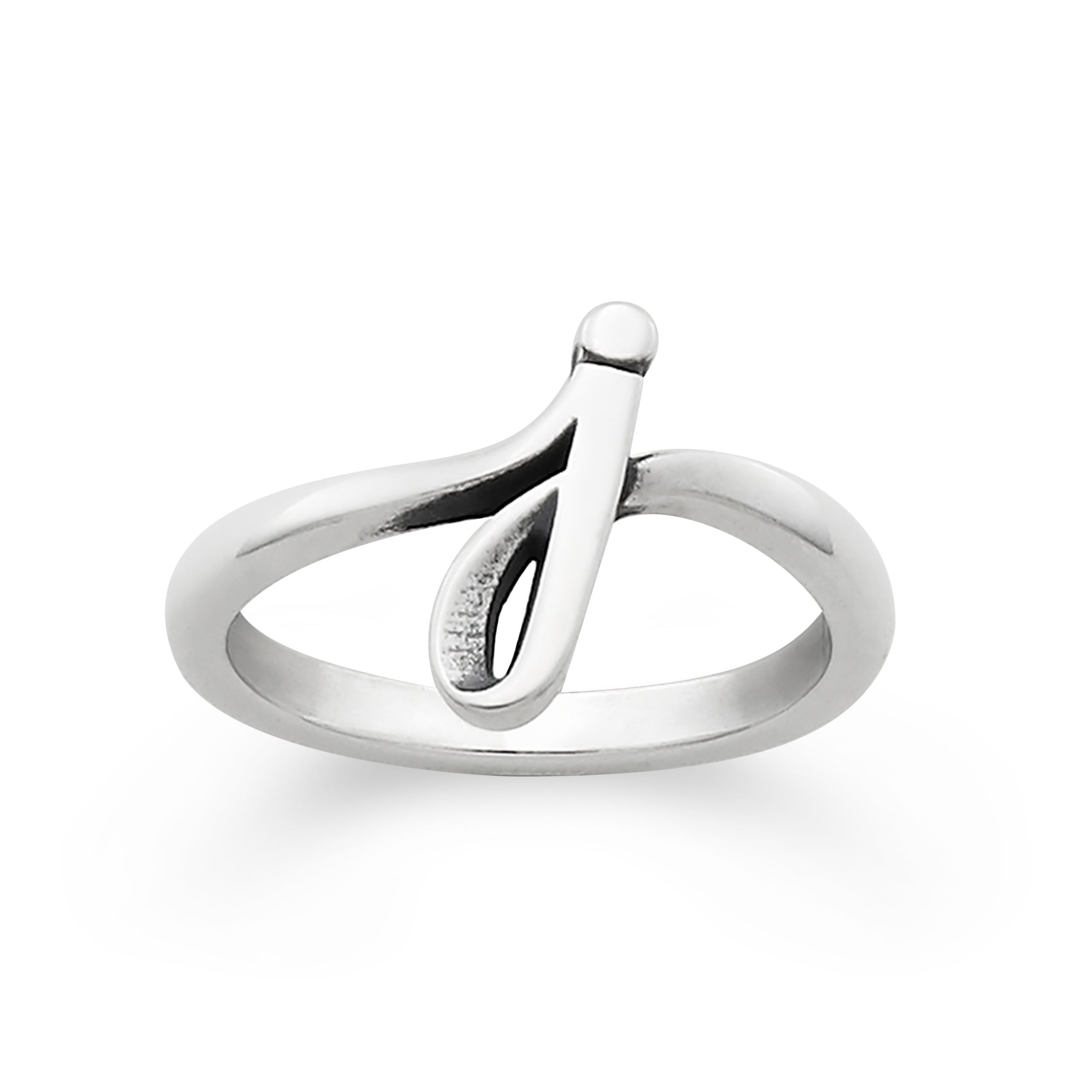 Script Initial 'J' Ring - Image 2